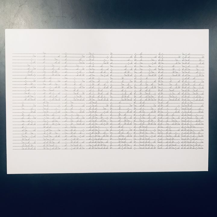 8 bits birds on a branch, black on white, branches in sequence; birds shuffled